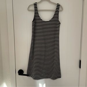 Striped Madewell knit shift dress